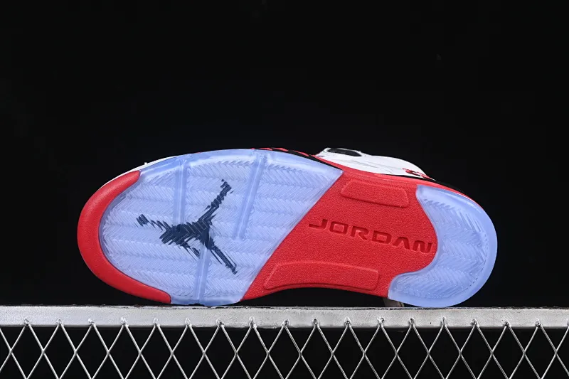 All categories Air Jordan Jordan series basketball shoes Air Jordan 5 Air Jordan 5 Retro "Fire Red Black Tongue" AJ5 Joe 5 Rukawa Maple Flame Red first layer basketball shoes HQ7978-101